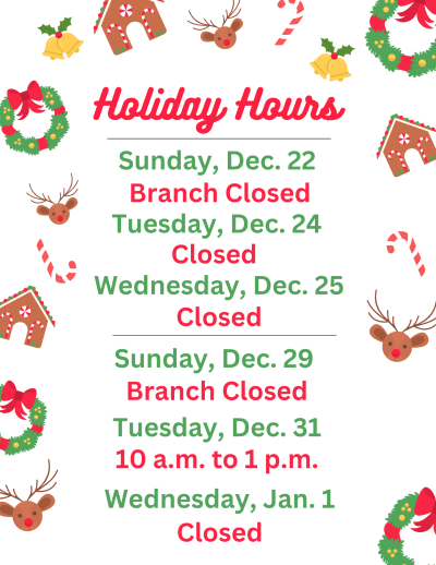 Holiday Hours